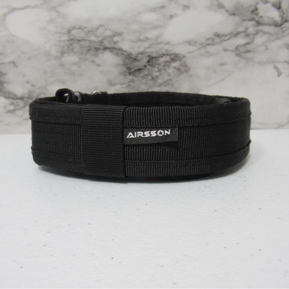 Airsson Black Adjustable Tactical Belt